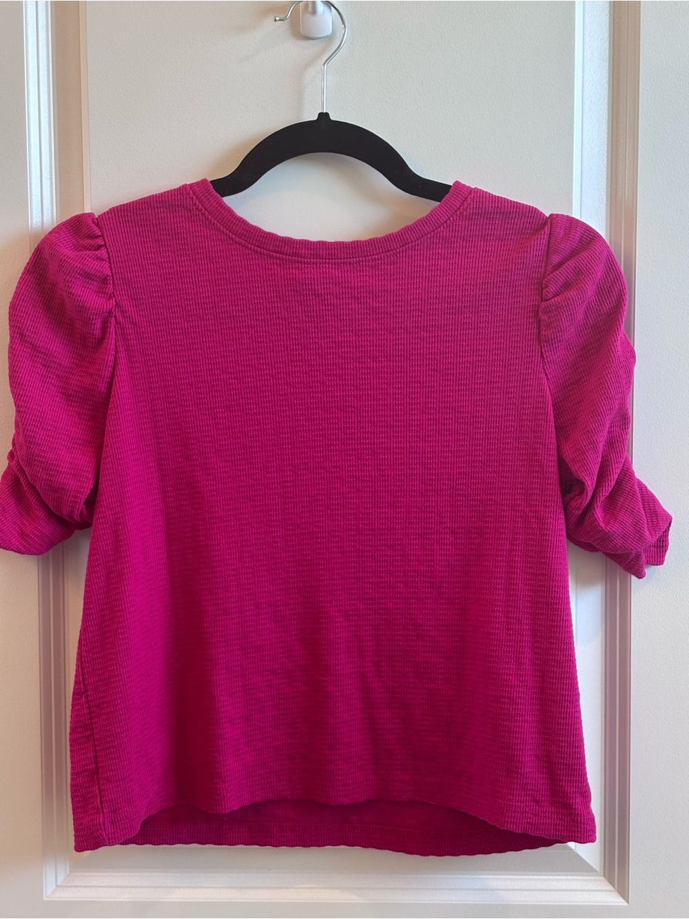 Old Navy Hot Pink Ribbed Tee